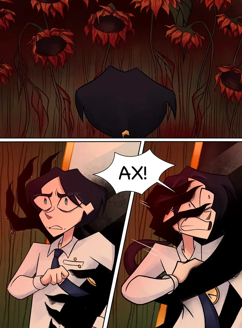 Герой здивовано вигукує 'Ах!'